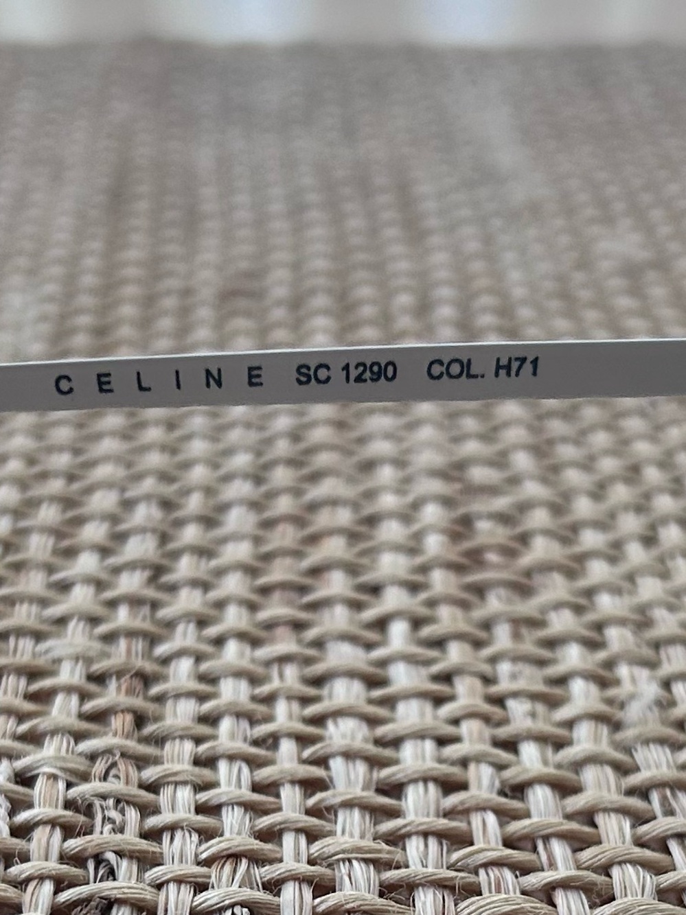 Celine Sunglasses w/White Metal Aviator Frame & Dark Gray Gradient Lens w/Case. - Picture 9 of 13